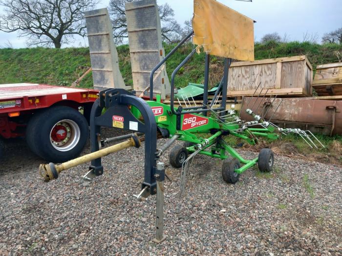 Used Talex SK360 3.6m single rotor rake