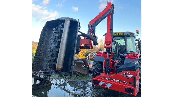 New Kuhn Multi Longer 5757SPAL hedgecutter